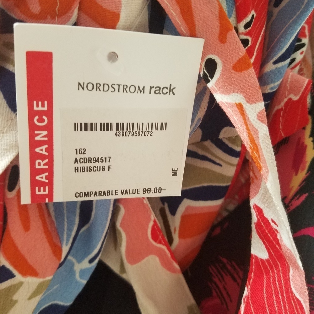 High low strapless floral wrap dress - Picture 6 of 8